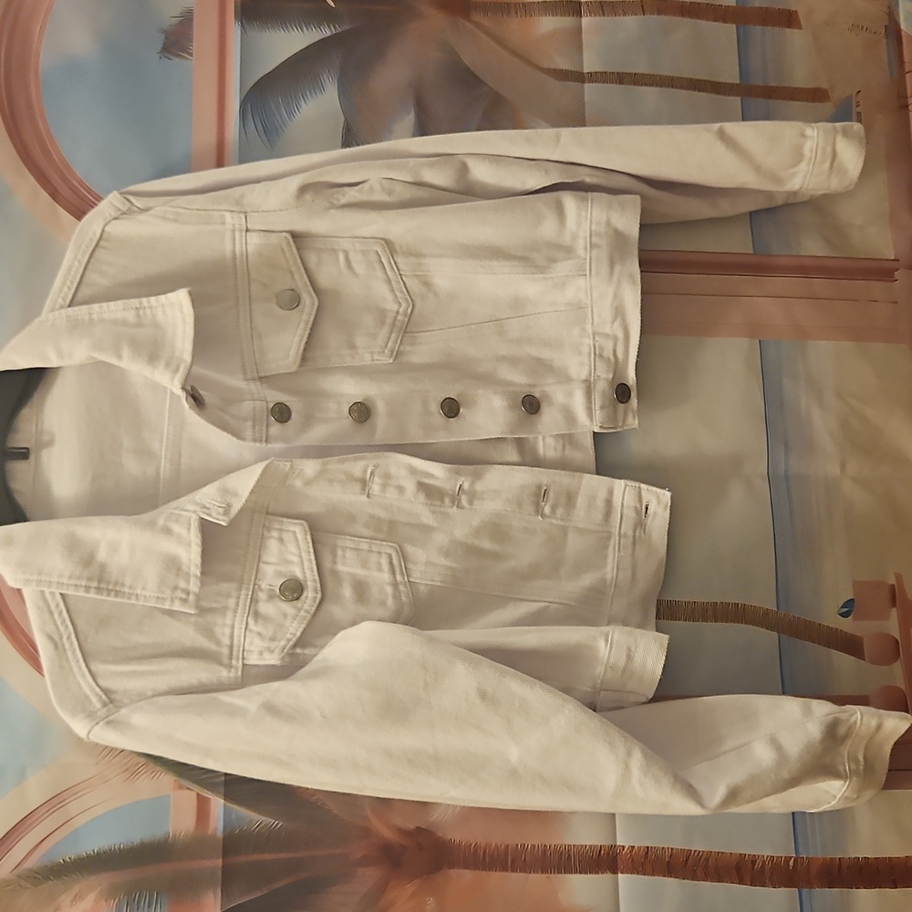 White Jean Jacket